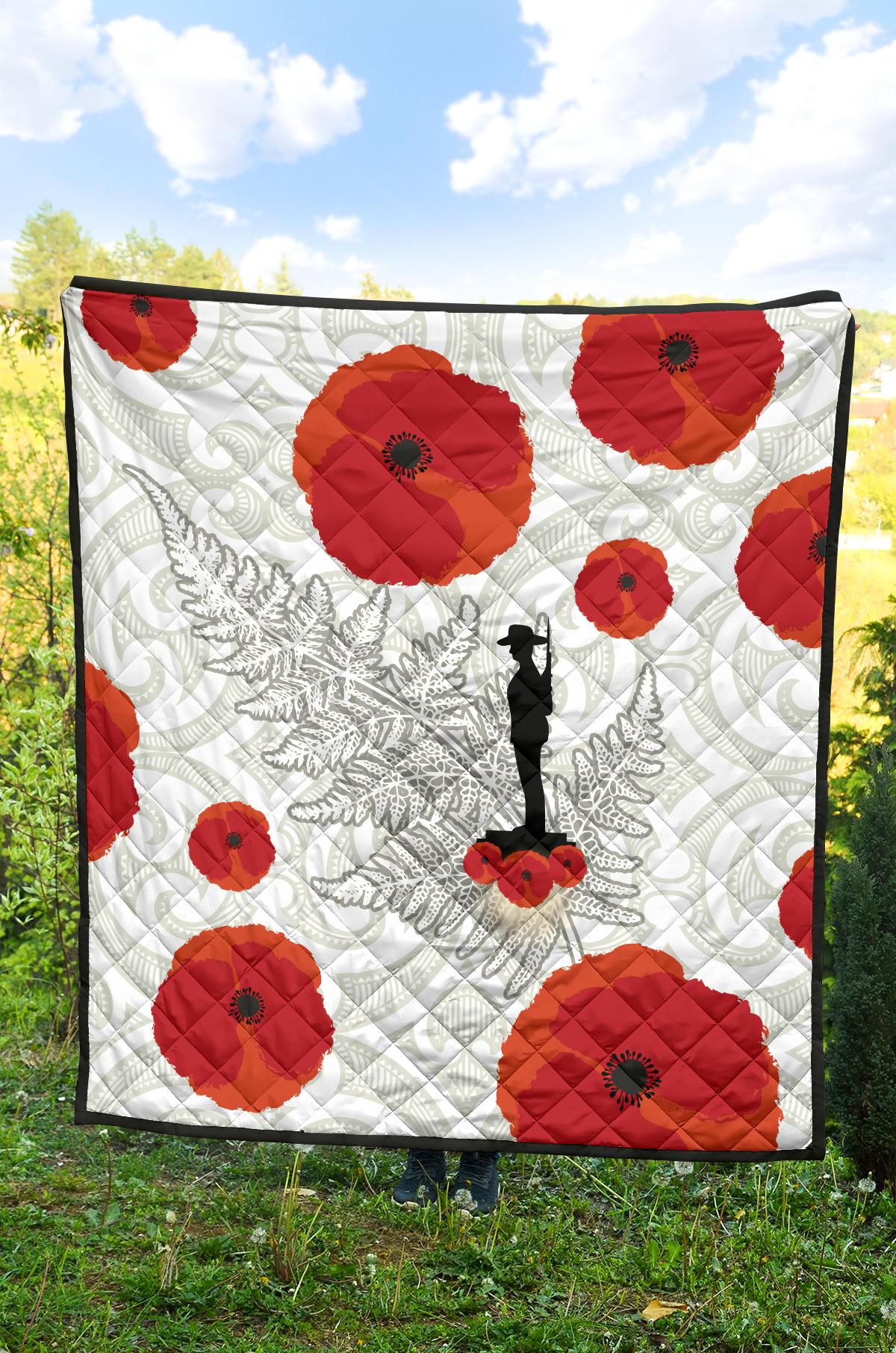 anzac-maori-premium-quilt-silver-fern-lest-for-get