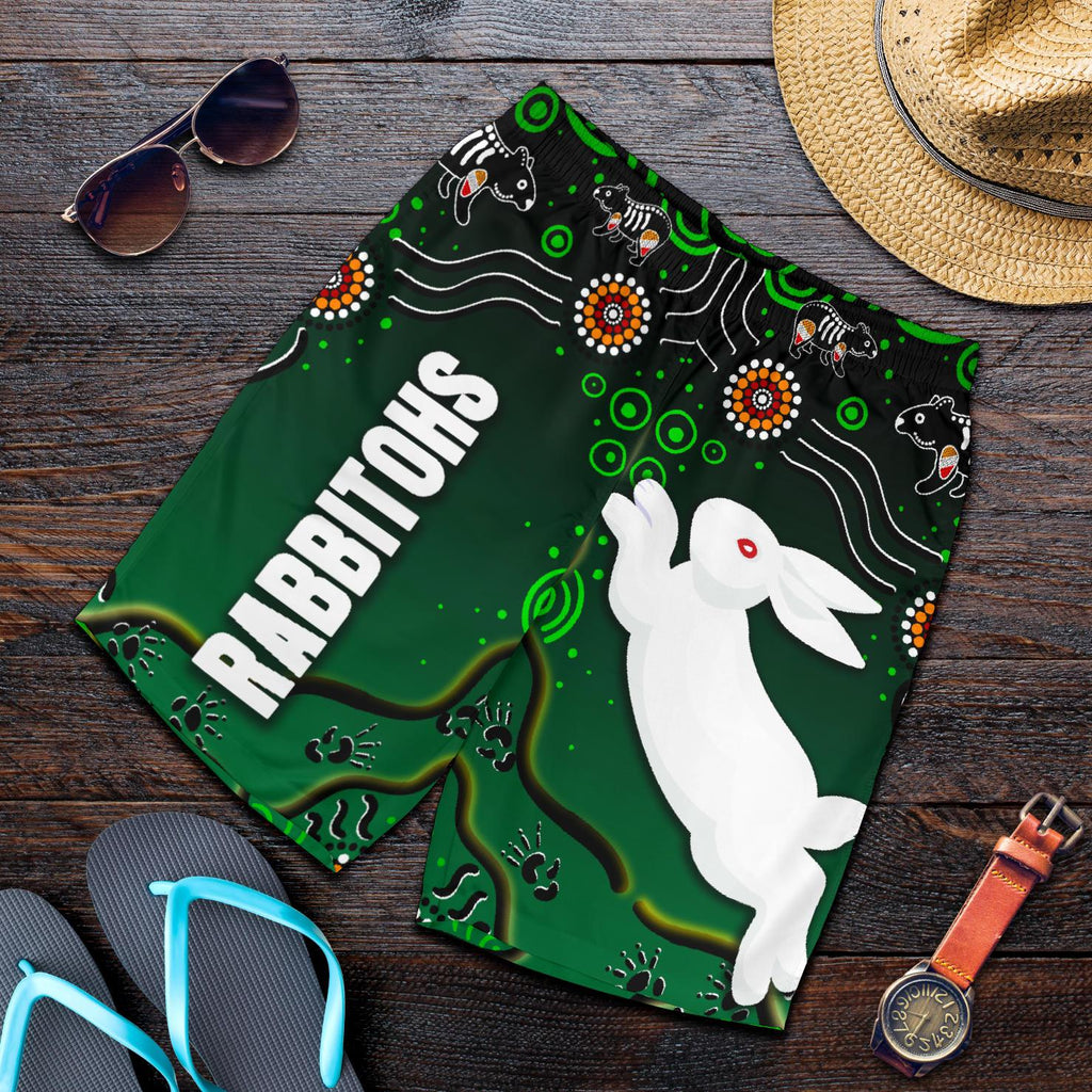rabbitohs-men-shorts-simple-indigenous