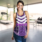 Fremantle Women Racerback Tank Dockers Simple Indigenous Freo - Vibe Hoodie
