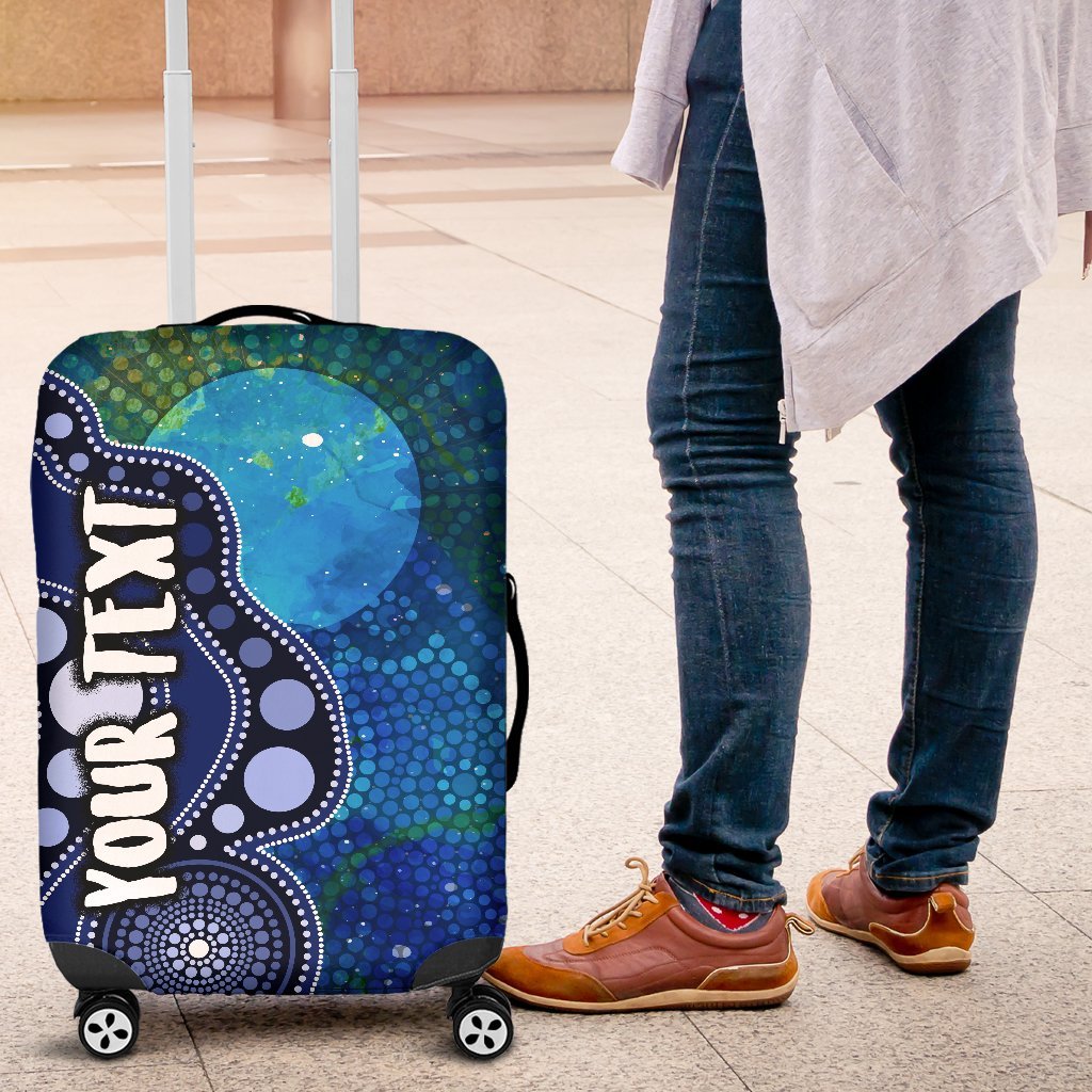 custom-text-aboriginal-luggage-covers-australia-indigenous-flag-circle-dot-painting-art-blue