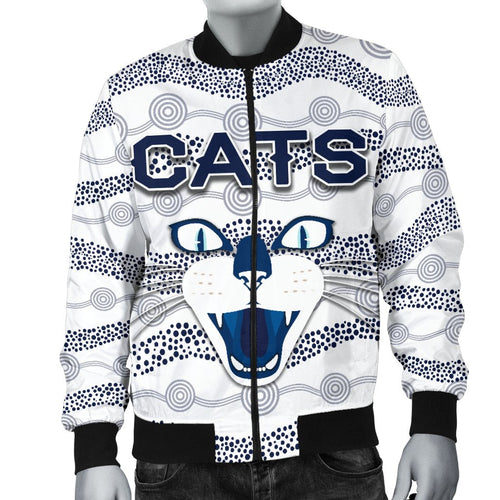 geelong-men-bomber-jacket-cats-indigenous-white