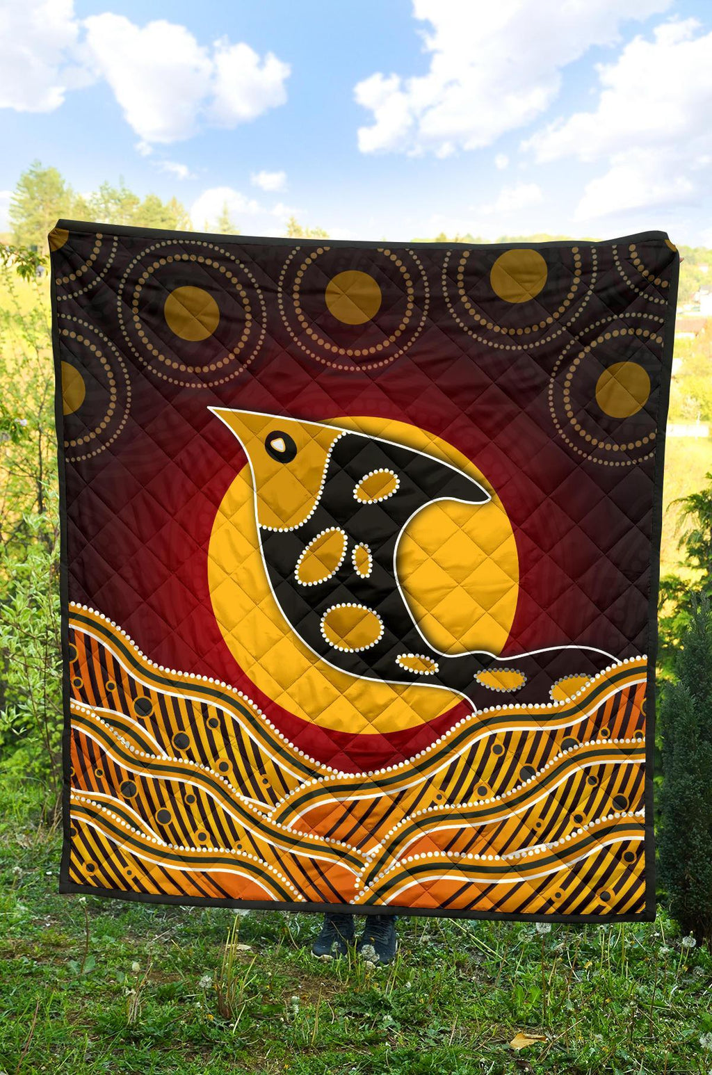 premium-quilt-aboriginal-dot-patterns-fish