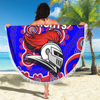 newcastle-knights-beach-blanket-indigenous