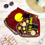 [Custom] Women's Shorts Australia Aboriginal Lives Matter Flag - Vibe Hoodie