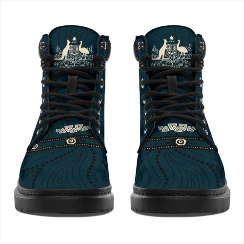 aboriginal-boots-didgeridoo-australian-coat-of-arms-all-season