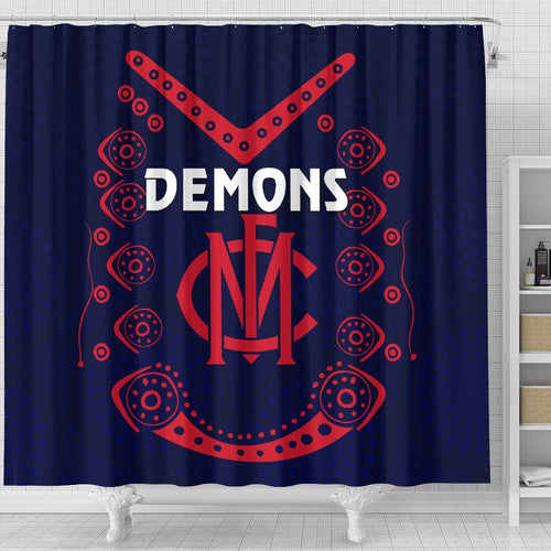 melbourne-demons-indigenous-shower-curtain-football