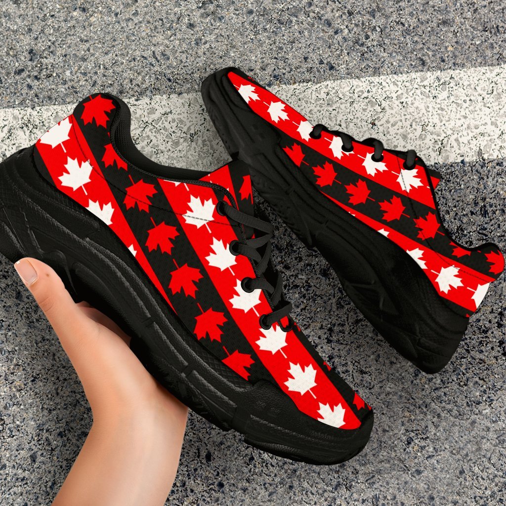 canada-pattern-chunky-sneakers