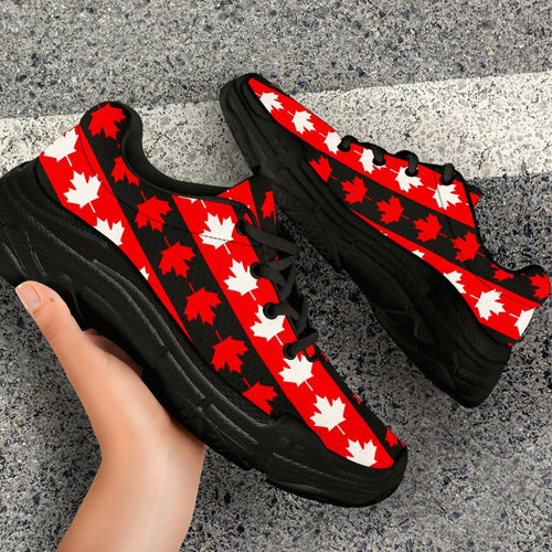 canada-pattern-chunky-sneakers
