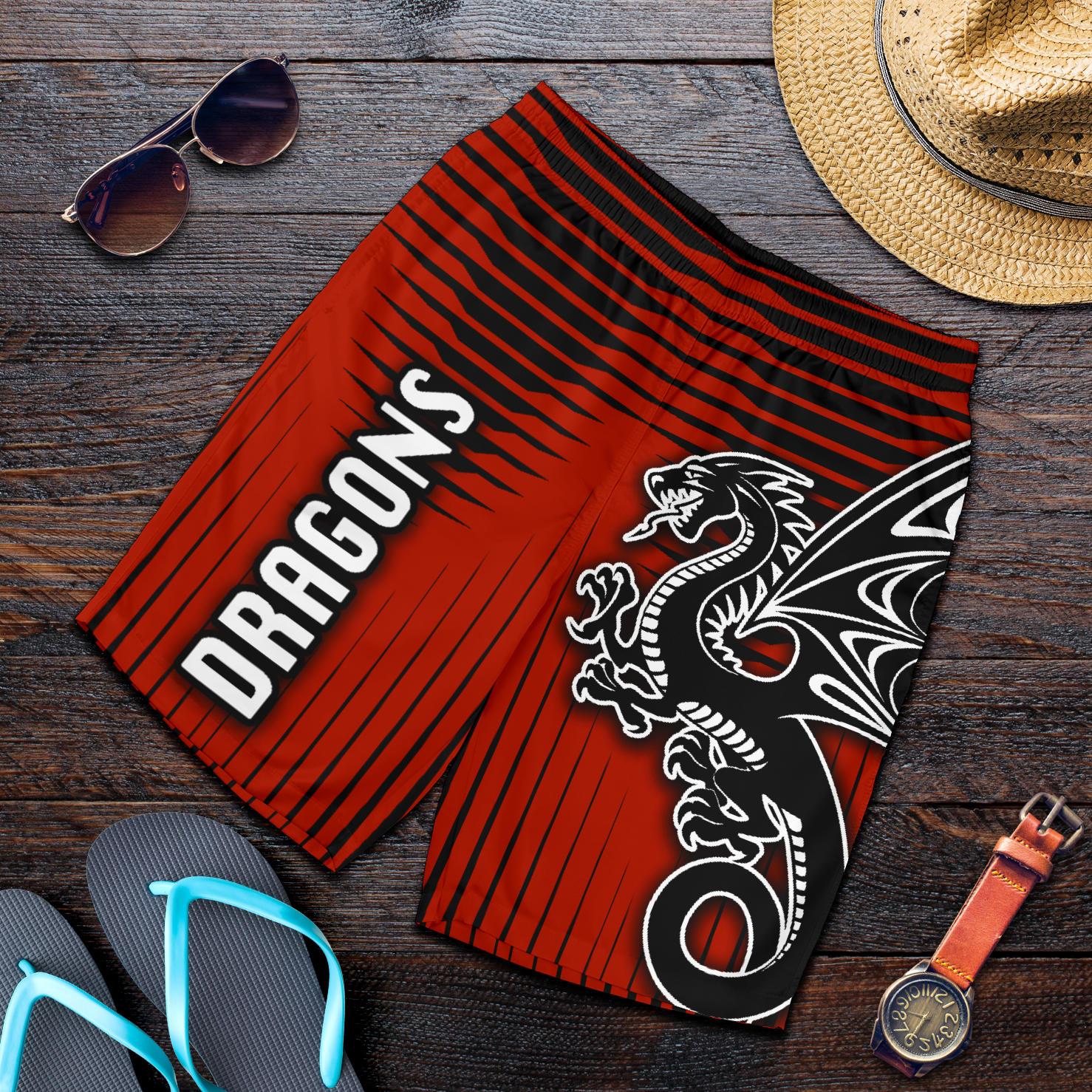 st-george-dragons-men-shorts-unique