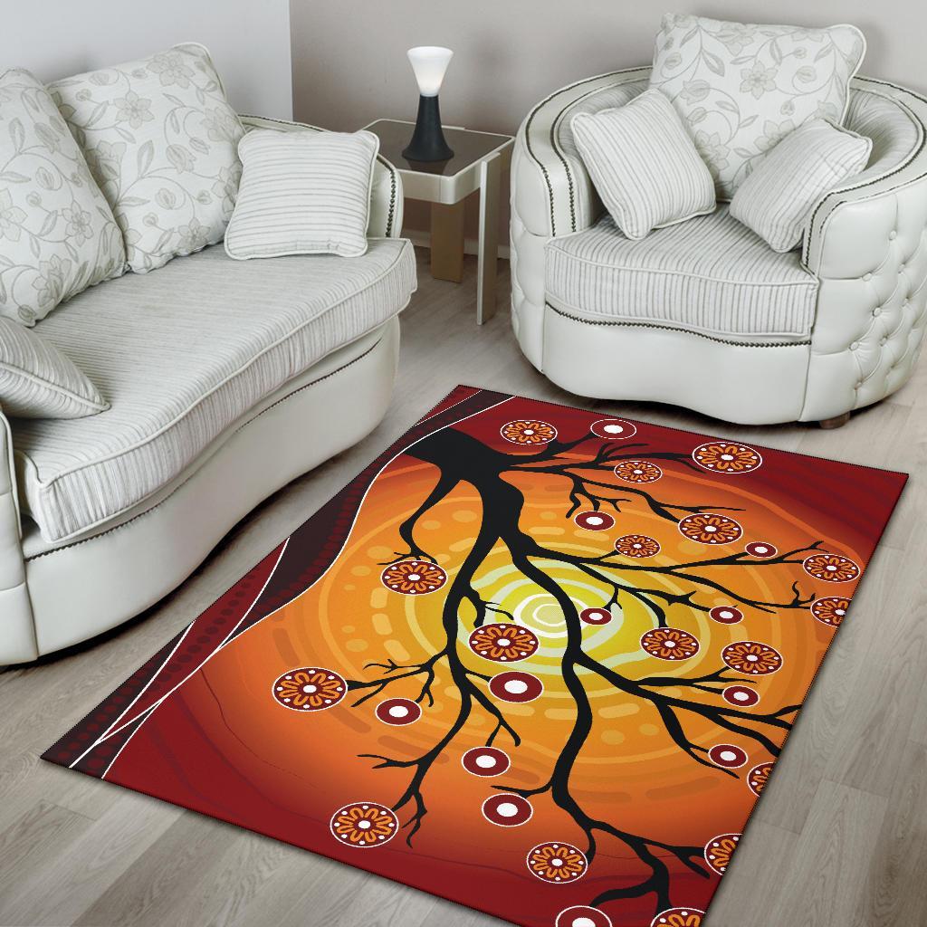 aboriginal-area-rug-tree-in-spring-season
