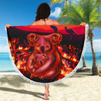 aboriginal-beach-blanket-koala-bushfire-pray-for-australia