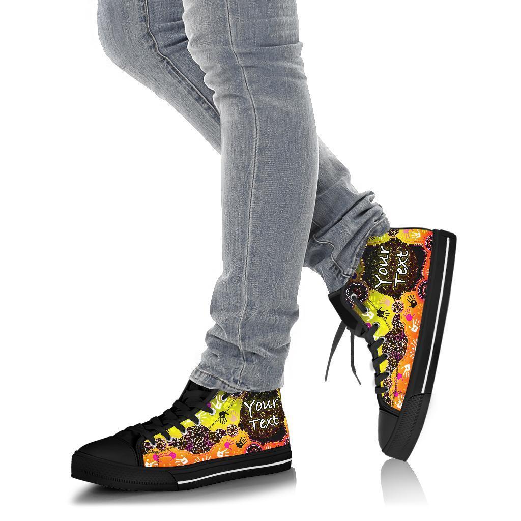 custom-aboriginal-high-top-shoe-indigenous-circle-dot-painting-hand-art-bn18