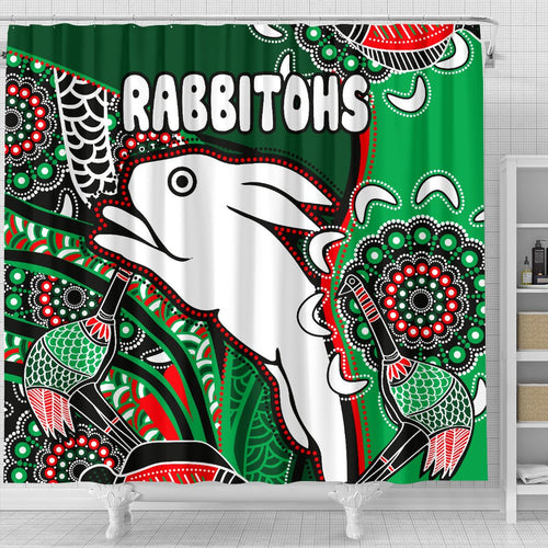 rabbitohs-shower-curtain-indigenous-survival-world