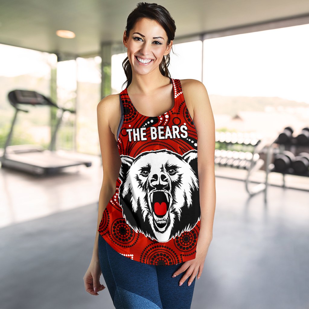 North Sydney Women's Racerback Tank The Bears Indigenous - Vibe Hoodie