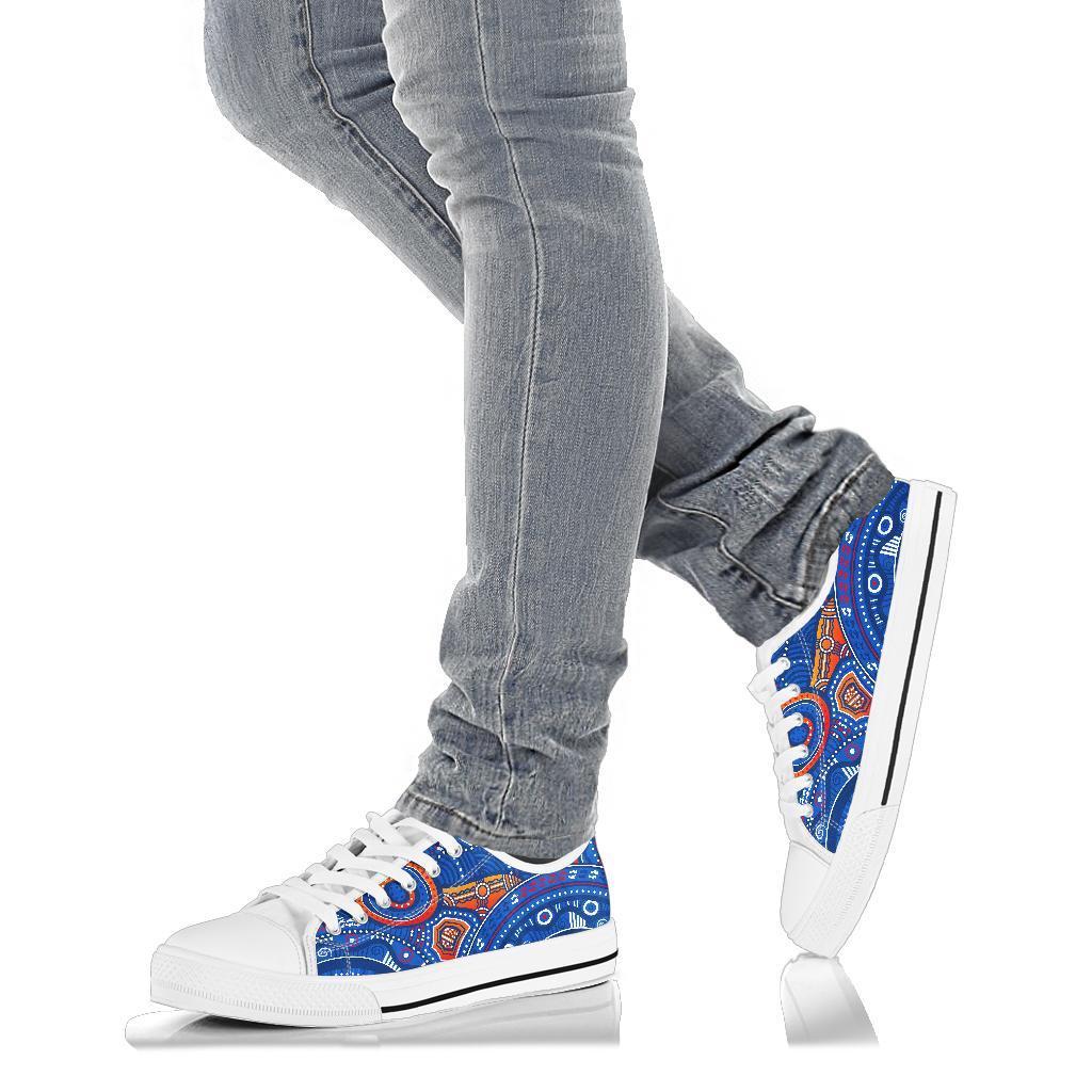 aboriginal-low-top-shoe-indigenous-footprint-patterns-blue-color