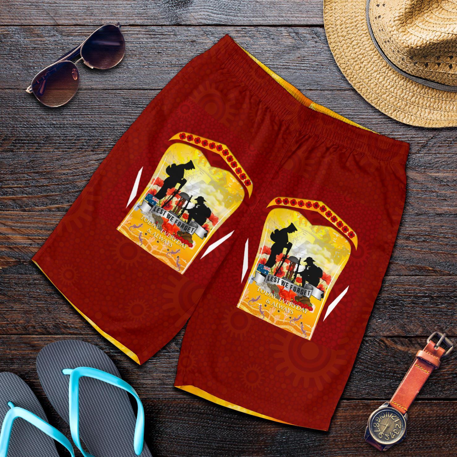 anzac-all-over-print-mens-shorts-lest-we-forget-aboriginal-version