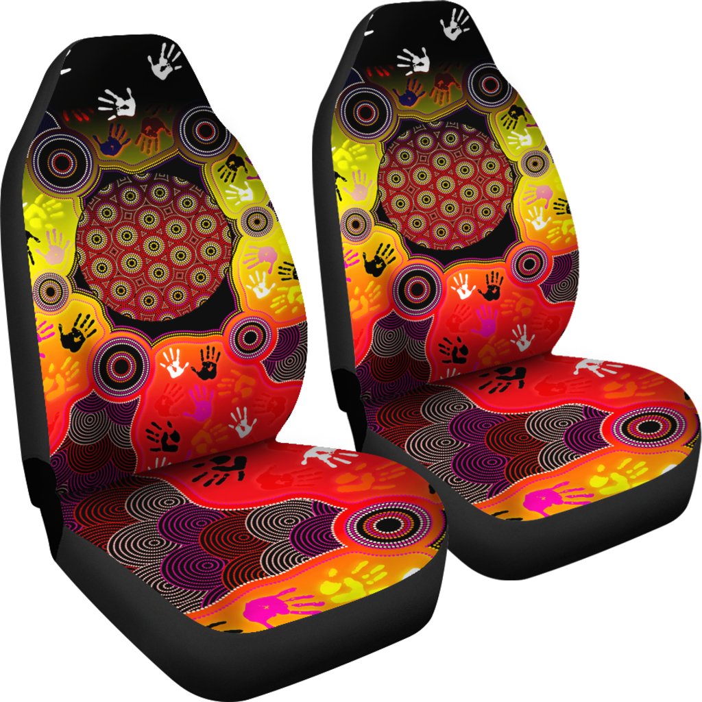 aboriginal-car-seat-covers-indigenous-circle-dot-painting-hand-art