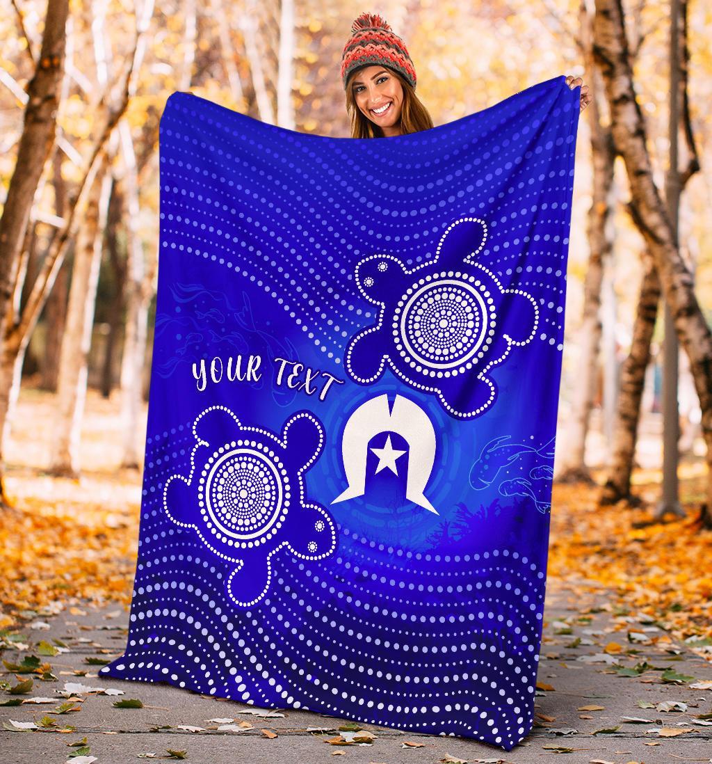custom-torres-strait-islanders-premium-blanket-torres-symbol-with-indigenous-turtle