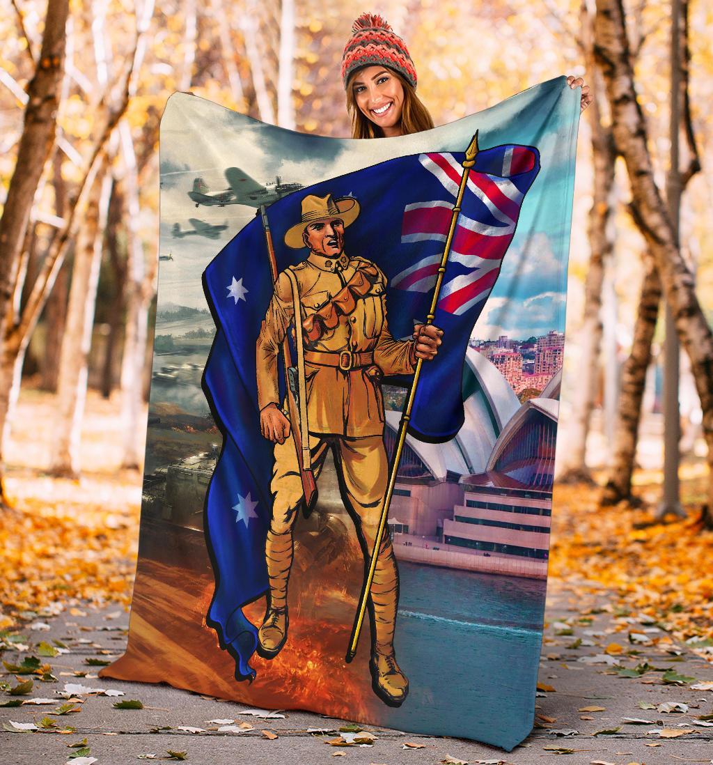 anzac-premium-blanket-australian-soldier