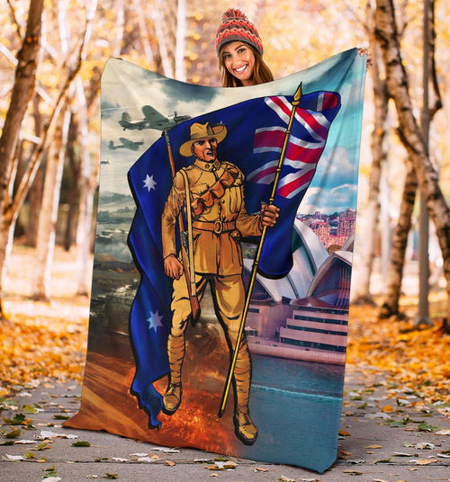 anzac-premium-blanket-australian-soldier
