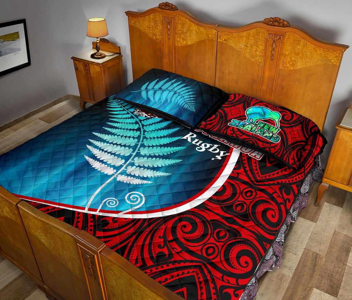 aotearoa-rugby-black-maori-quilt-bed-set-kiwi-and-silver-fern-new-zealand