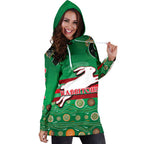 rabbitohs-women-hoodie-dress-indigenous-green