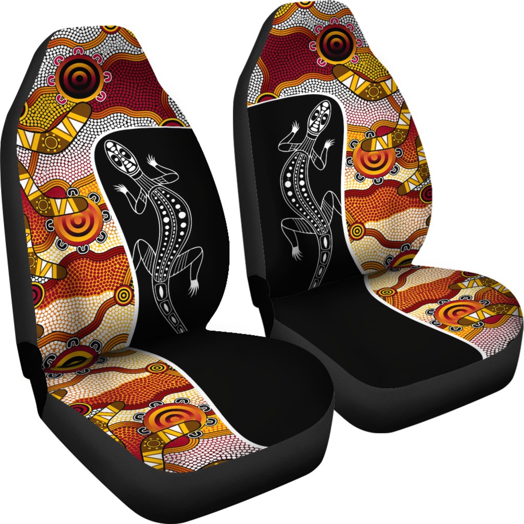 car-seat-covers-aboriginal-dot-painting-lizard-seat-covers