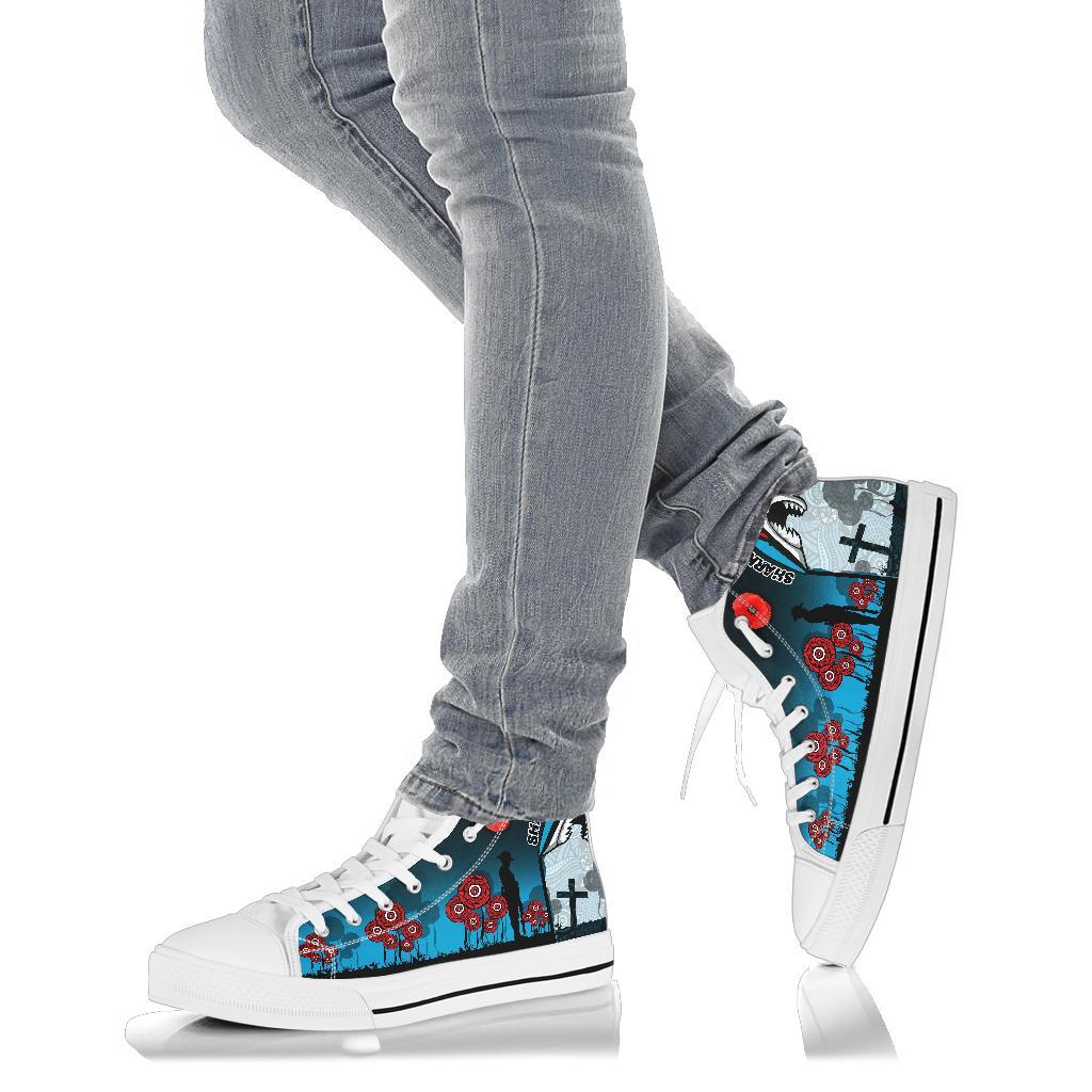 sharks-high-top-shoe-cronulla-anzac-day