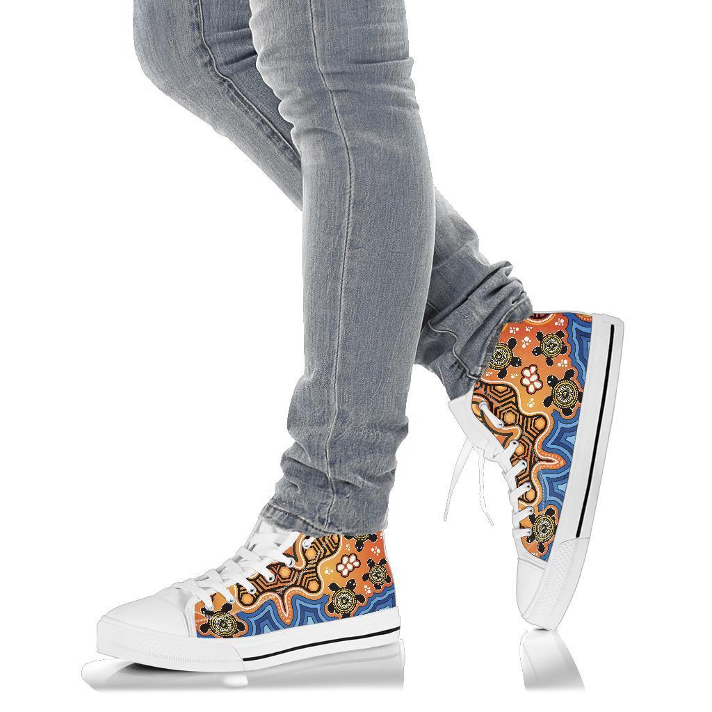 aboriginal-high-top-shoes-indigenous-art-patterns-ver04