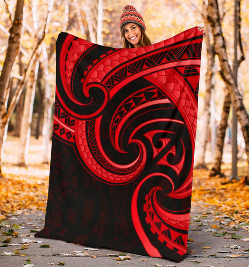 new-zealand-maori-mangopare-premium-blanket-polynesian-red