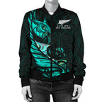 new-zealand-bomber-jacket-for-women-manaia-paua-fern-wing-turquoise