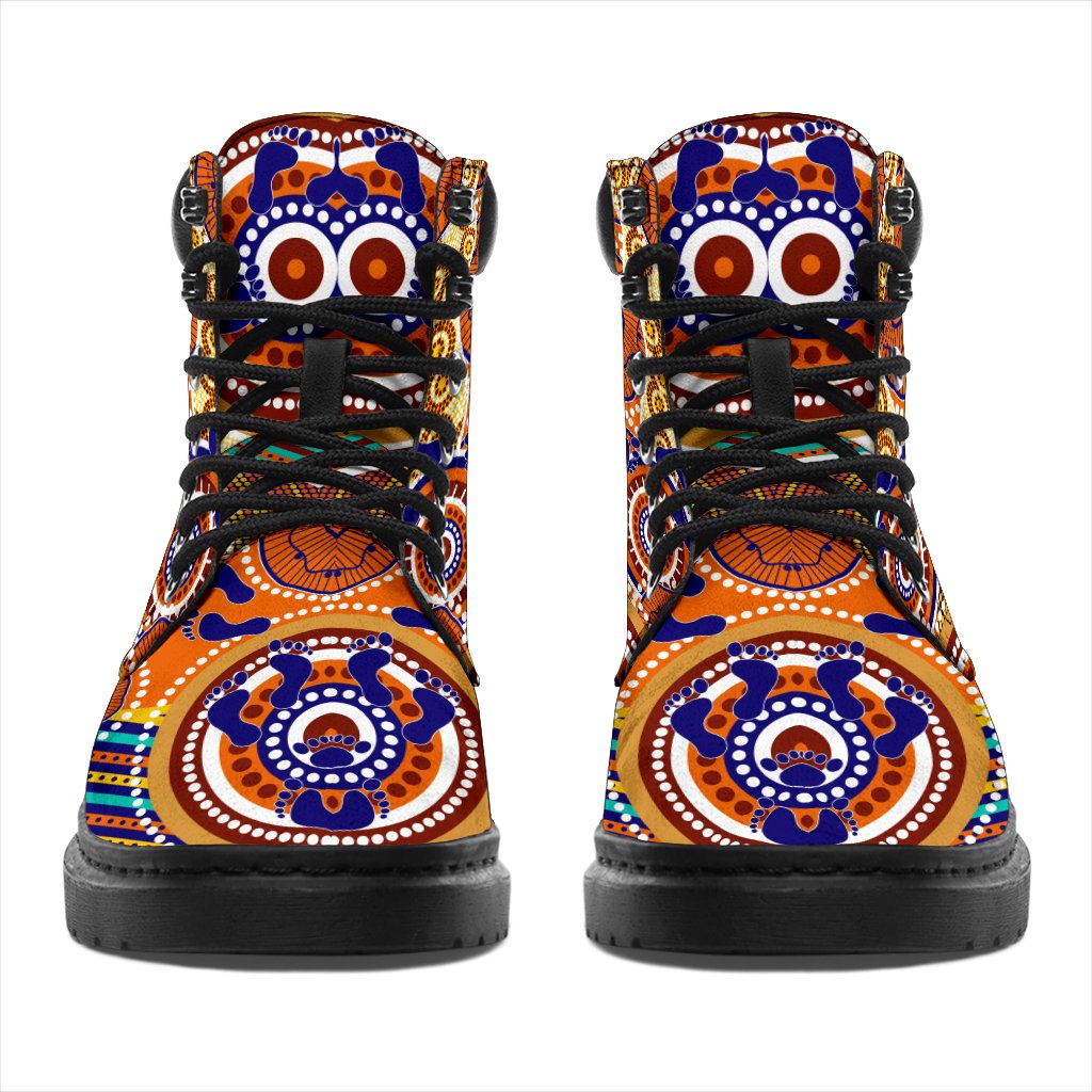 aboriginal-all-season-boots-australian-map-dot-painting
