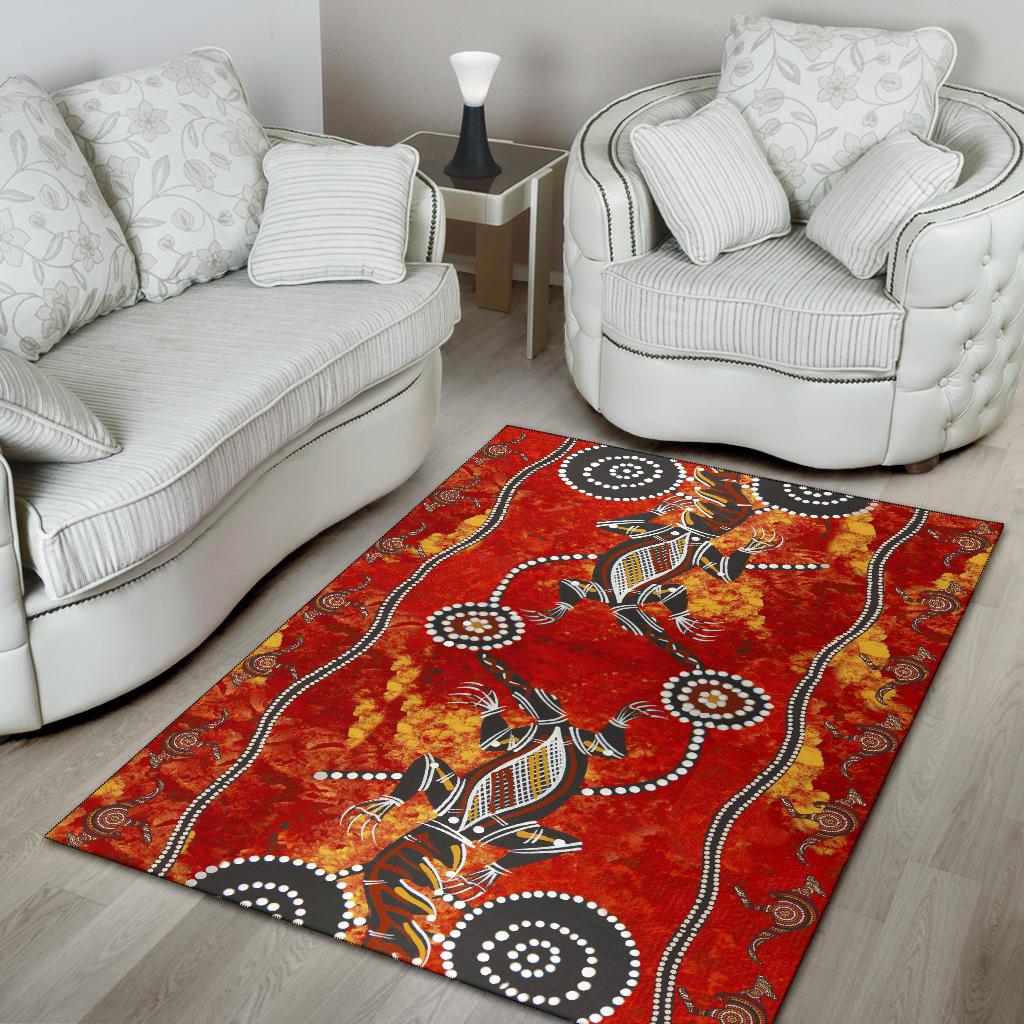aboriginal-area-rug-crocodile-and