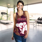Queensland Women Racerback Tank Indigenous Reds - Vibe Hoodie