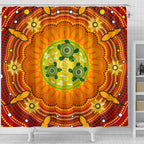 aboriginal-shower-curtain-turtle-circle-dot-painting-art