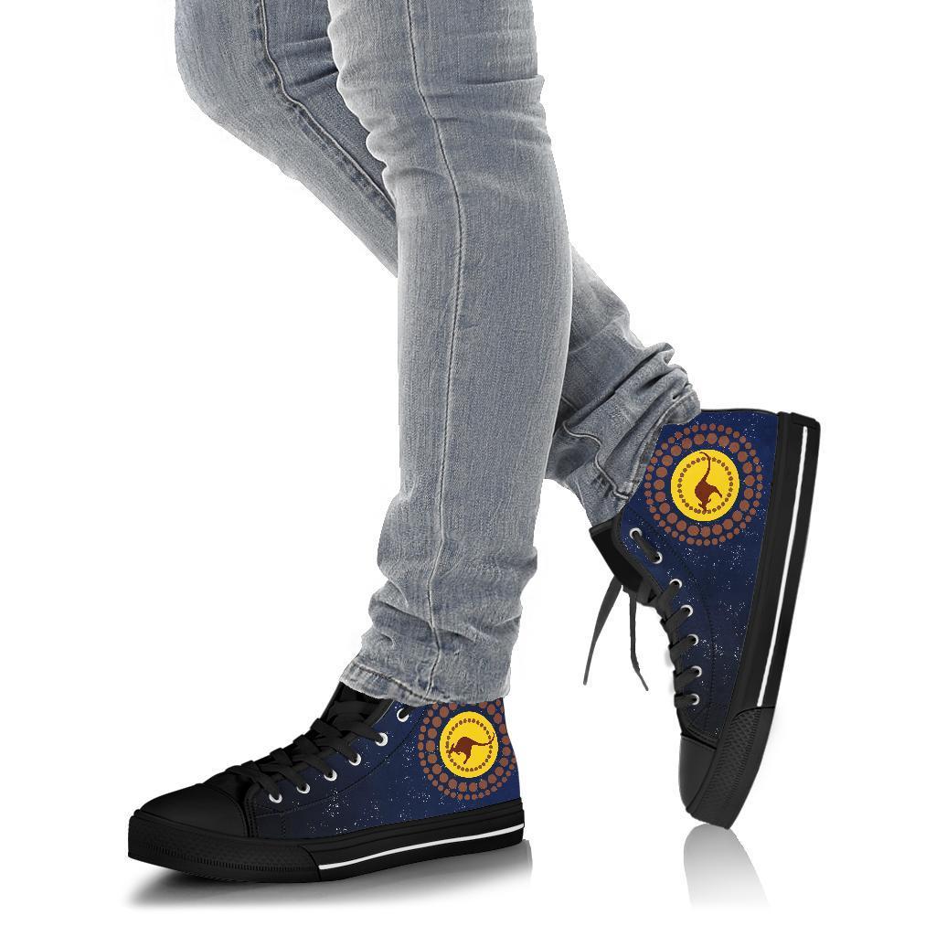 1staustralia-high-top-shoes-kangaroo-on-the-sun