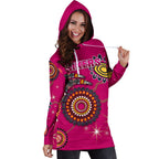 sydney-womens-hoodie-dress-sixers-indigenous-magenta