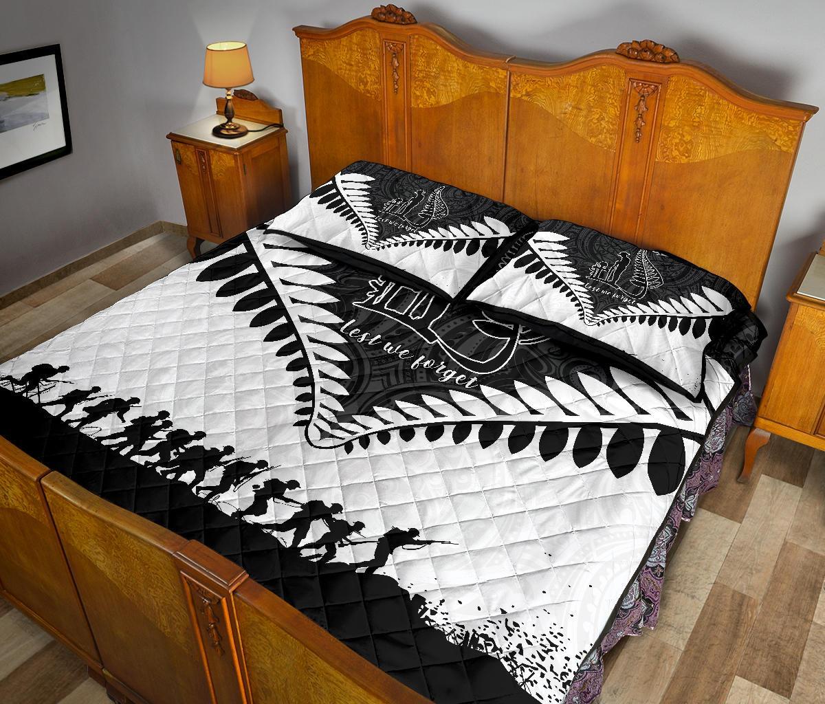new-zealand-anzac-quilt-bed-set-lest-we-forget-silver-fern-quilt-and-pillow-cover