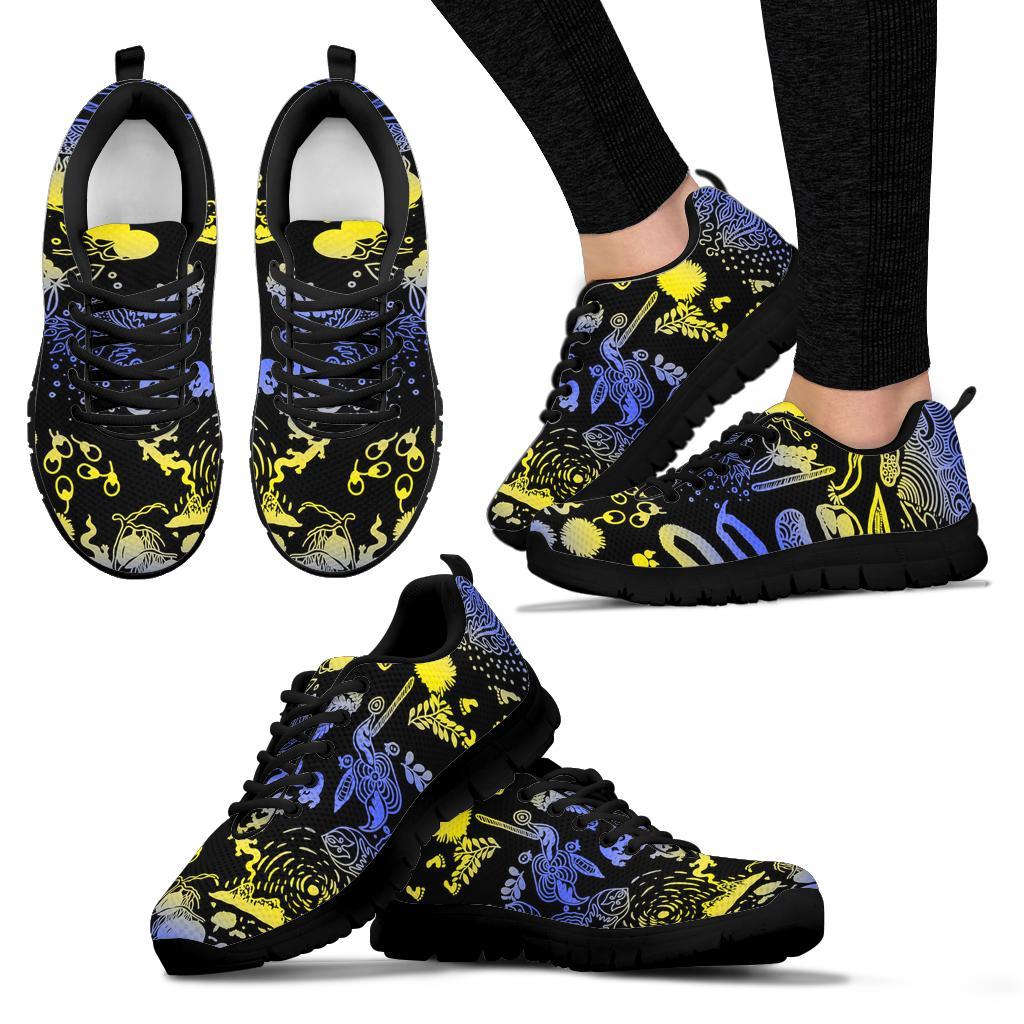 aboriginal-sneakers-golden-wattle-drawing-in-the-sea