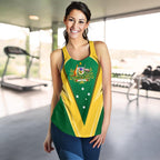 Racerback Tank - Australian Coat Of Arms Top Tank National Color - Women - Vibe Hoodie