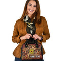 [Custom] Aboriginal Shoulder Handbag, Indigenous Lizard Dot Painting Art - Vibe Hoodie
