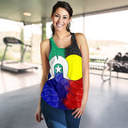 Aboriginal Women's Racerback Tank, Australia Naidoc Week Indigenous Flag Style - Vibe Hoodie
