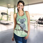 Racerback Tank - Koala Top Tank Smile Tree - Women - Vibe Hoodie