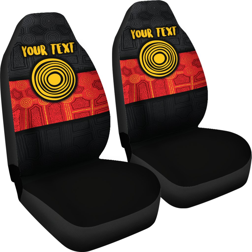 personalised-aboriginal-car-seat-covers-aussie-indigenous-flag