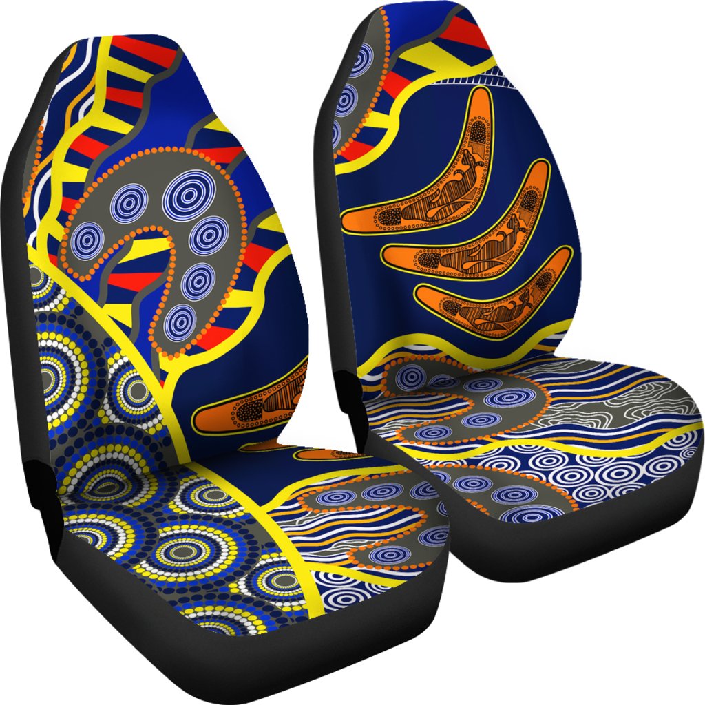 aboriginal-car-seat-covers-australian-boomerang-dot-painting-art