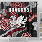 dragons-shower-curtain-st-george-indigenous-black