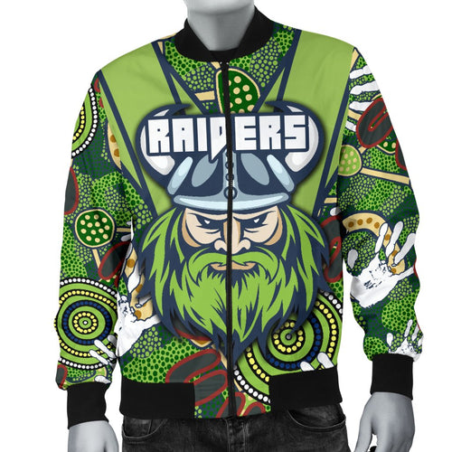custom-personalised-raiders-mens-bomber-jacket-canberra-indigenous