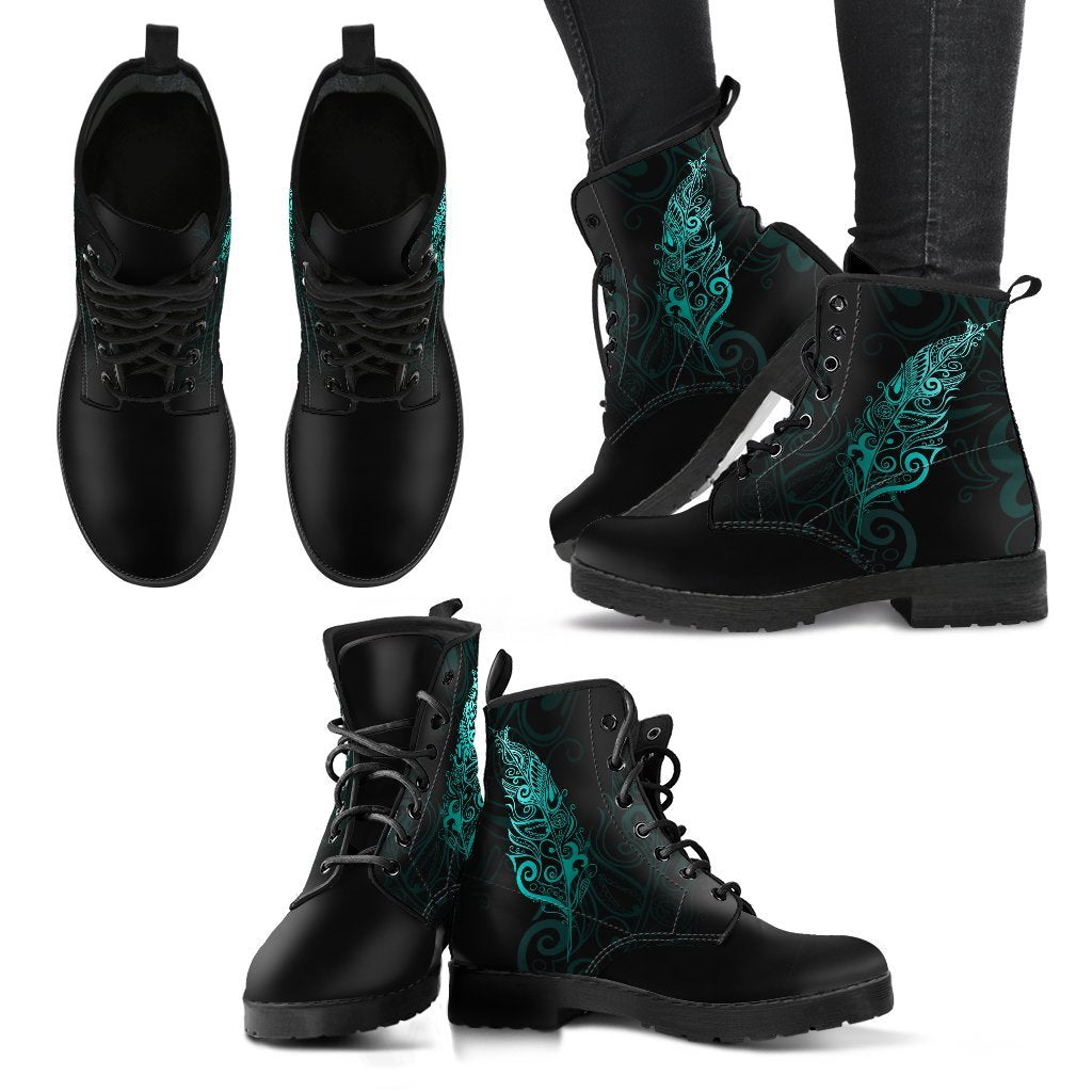light-silver-fern-new-zealand-leather-boots-turquoise