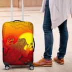 aboriginal-luggage-covers-indigenous-frog-red