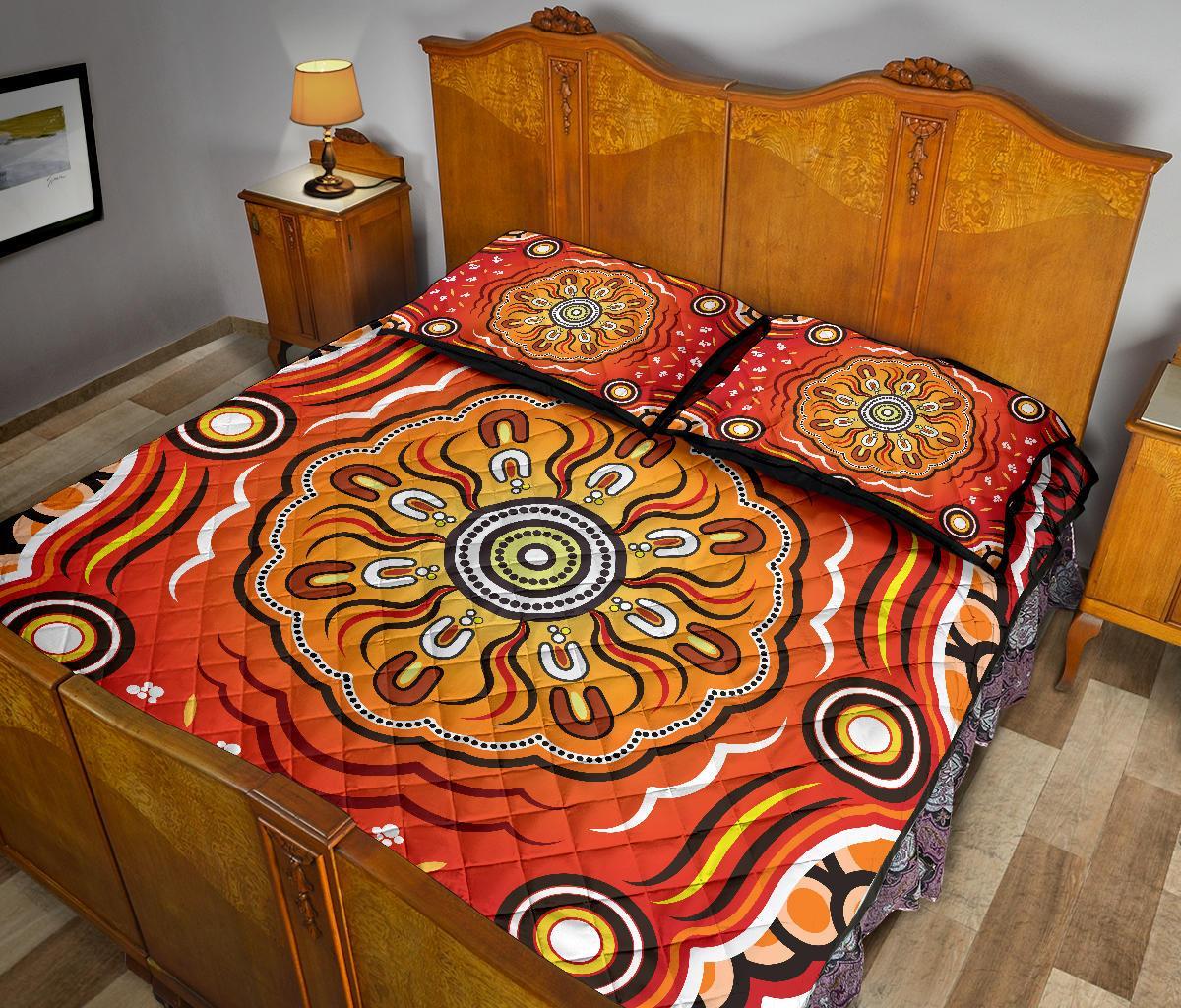 aboriginal-quilt-bed-set-indigenous-art-patterns-ver01